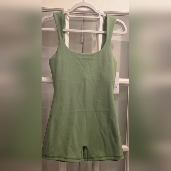 Spiritual Gangster Salem Short Cactus Green Sleeveless Romper - Picture 5 of 8